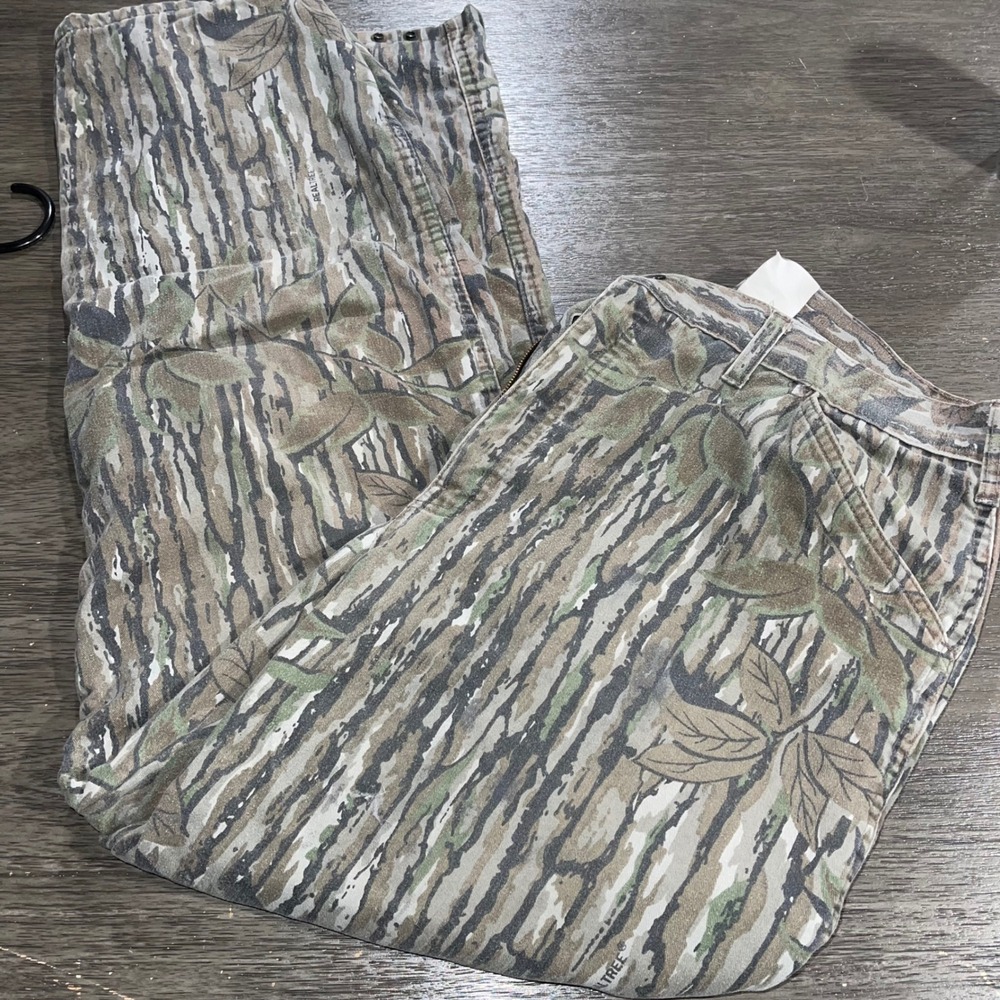Duxbak Realtree Mens 38 Regular Camo Hunting Pants Quilted Lined Made in USA